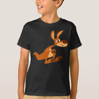 Bobo de Cartoon Bonito Kangaroo Crianças T-Shirt