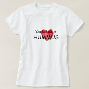 Bobo engraçado da camisa HUMMUS LOL do Vegan