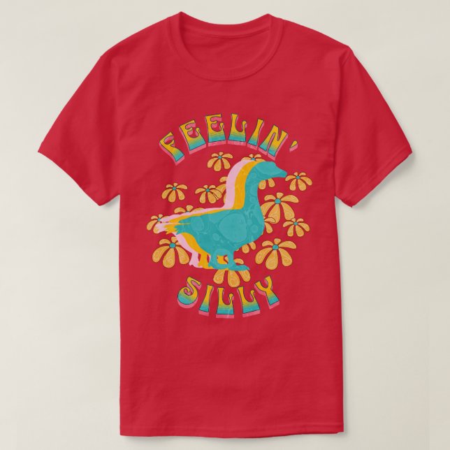 Bobo Ganso Camisa Engraçada Fresca Retroativa (Frente do Design)