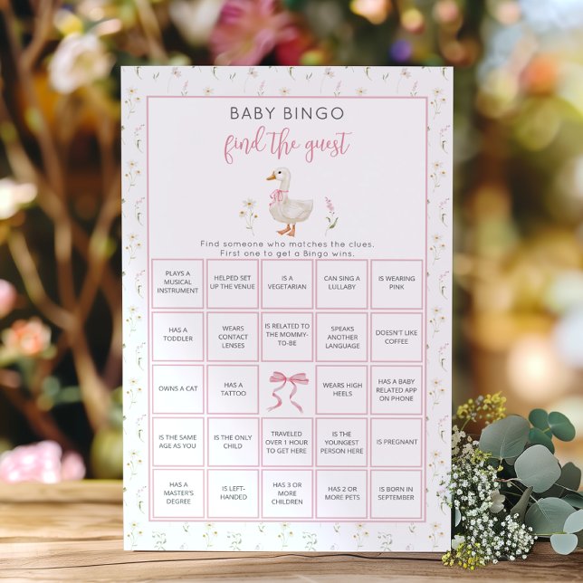 Bobo Goose Girl Baby Bingo Encontre o jogo de conv (Criador carregado)