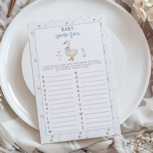 Bobo Goose Wildflower Baby Name Race game