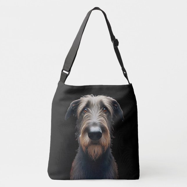 Bobo Irish Wolfhound Tote Bag (Verso)