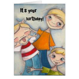 Bobos - Cartão de Aniversário