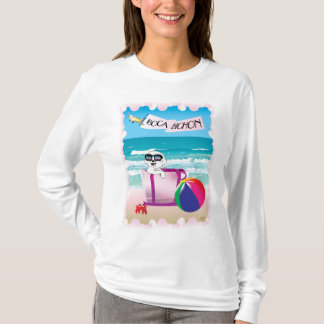 Boca Bichon: O t-shirt Sleeved das mulheres