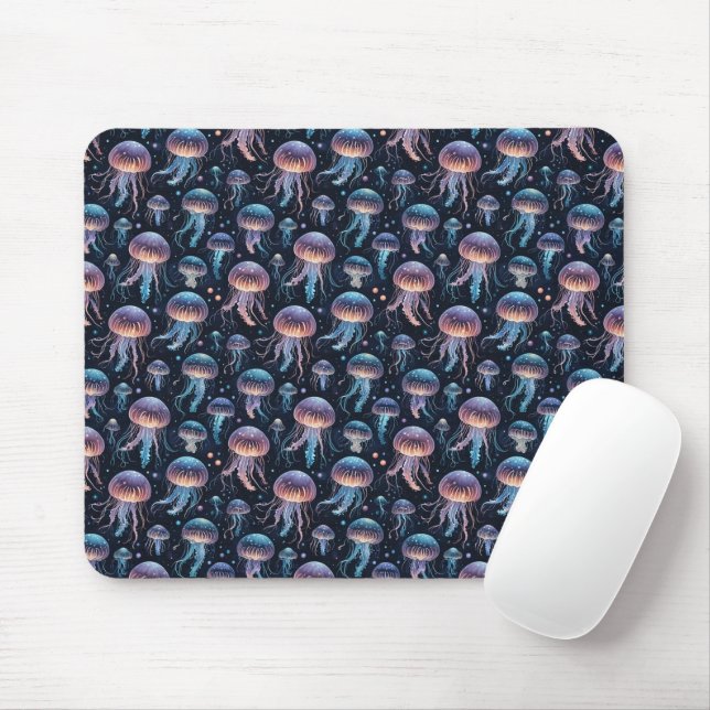 Boca-Colorida Oceânica Mousepad - Mar Whimsical (Com mouse)