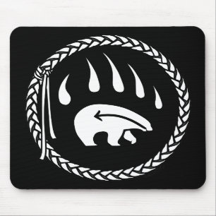Boca Tribal Art Mousepad Na moda Wildlife Mousepad