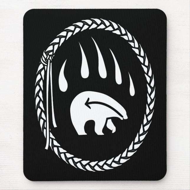 Boca Tribal Art Mousepad Na moda Wildlife Mousepad (Frente)