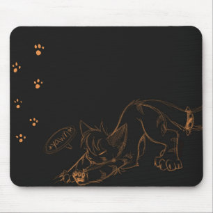 Bocejo feroz Mousepad de Kaeko