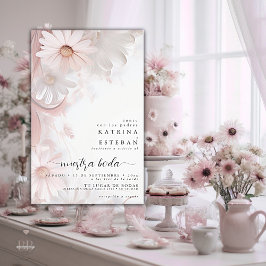 Boda en español blush rosa margaritas 2