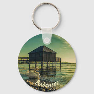 Bodensee Sunset Souvenir Chaveiro