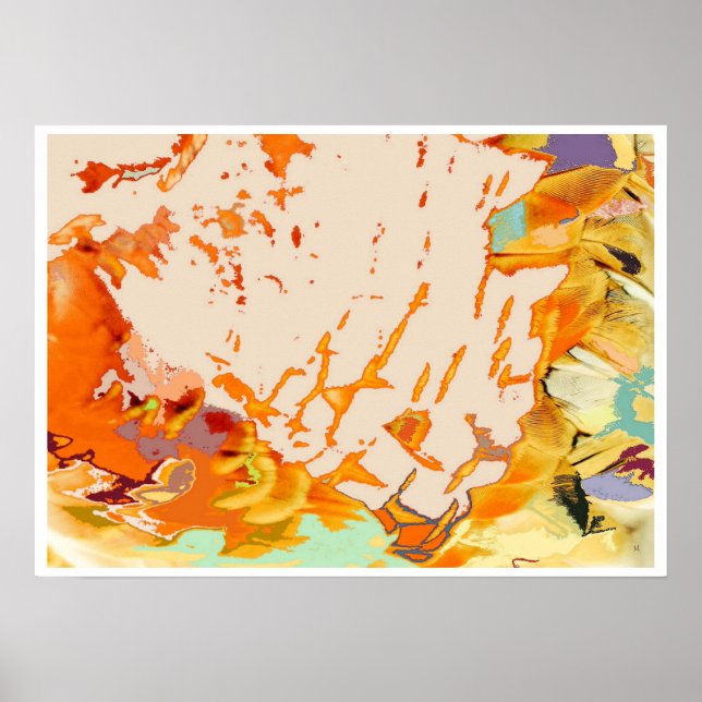 Bodhidharma atravessa o rio Poster Art (Frente)