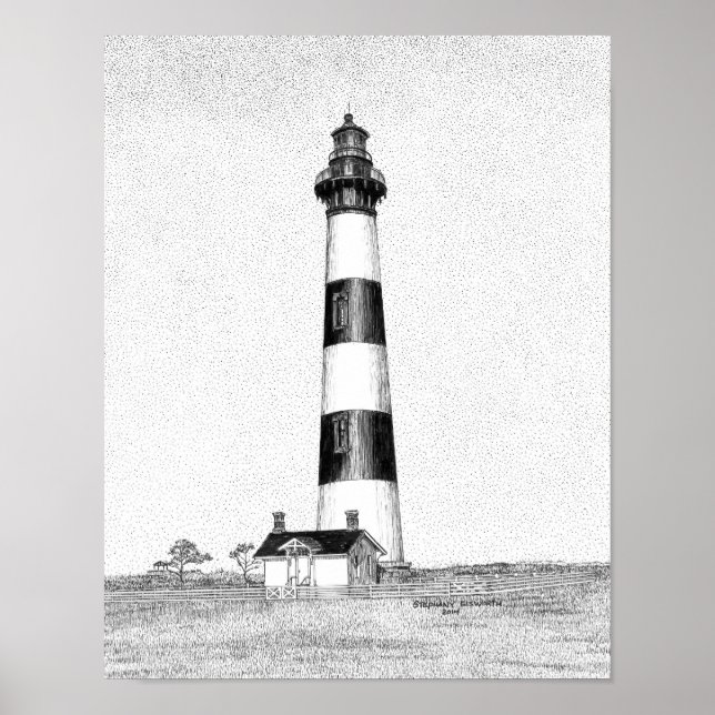Bodie Island Lighthouse Poster (Frente)