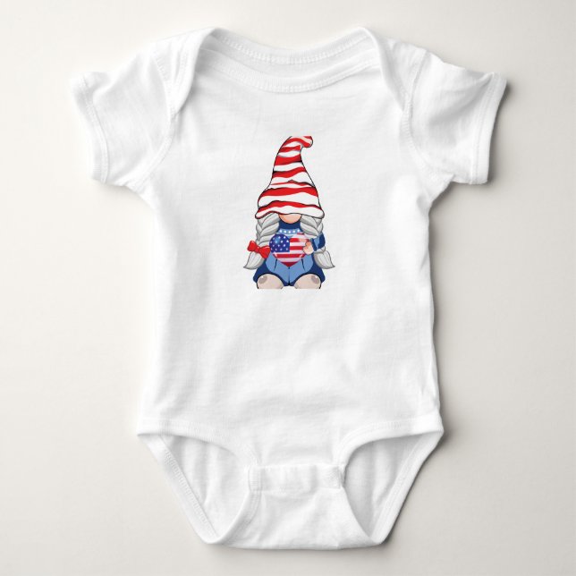 : Body Bodysuit de Jersey para Bebê (Frente)
