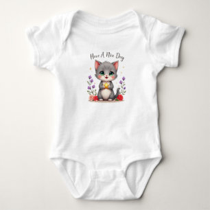 Body Camisa Bebê Tenha Um Bom Dia