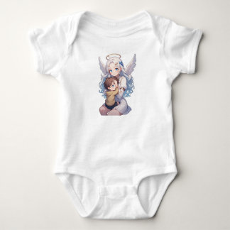Body de Anjo Guardião para Bebê Menino