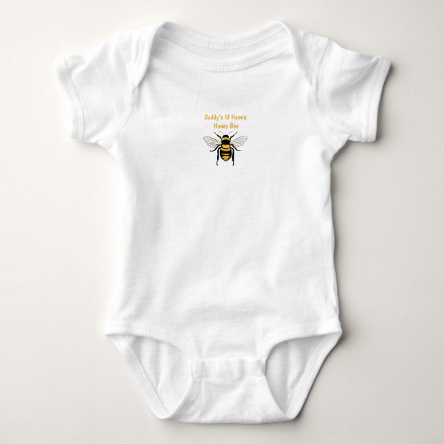 Body de Bebê Camiseta Abelhinha da Mamãe (Frente)