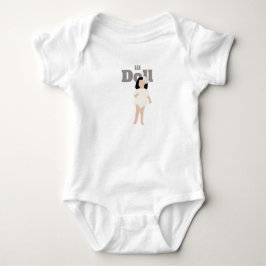 Body de Bebê Camiseta Boneca