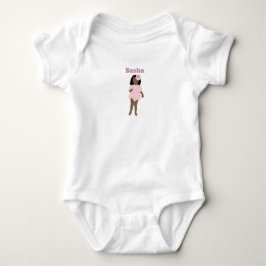 Body de Bebê Camiseta Boneca