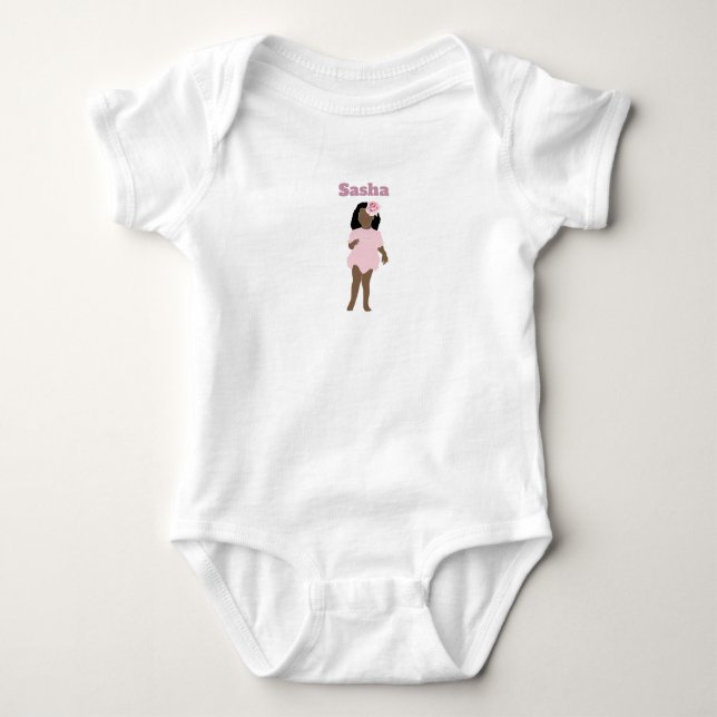 Body de Bebê Camiseta Boneca (Frente)
