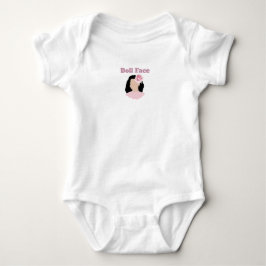 Body de Bebê Camiseta Cara de Boneca