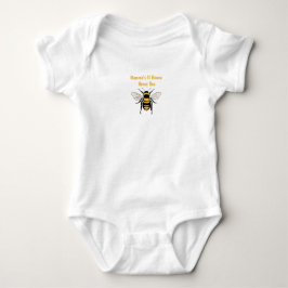 Body de Bebê Camiseta Mamma's lil Honey bee