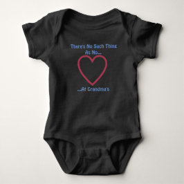 Body de Bebê Camiseta 'O Cara da Vovó'