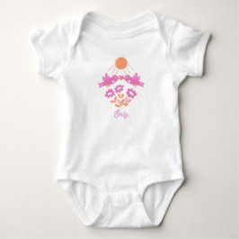 Body de Bebê para a Primeira Primavera – Pássaros