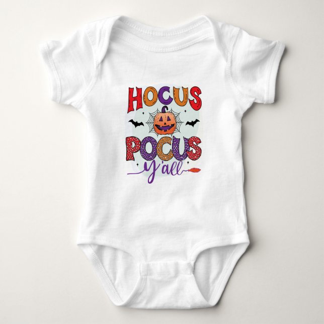 Body de Hocus Pocus para Bebê (Frente)