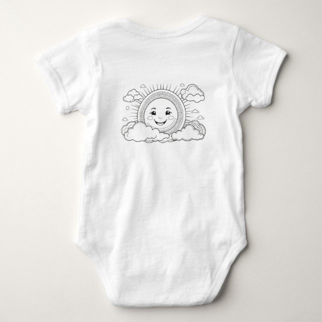 Body de Jersey para Bebê (Verso)