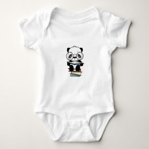 Body de Jersey para Bebê com Design Fofo de Panda