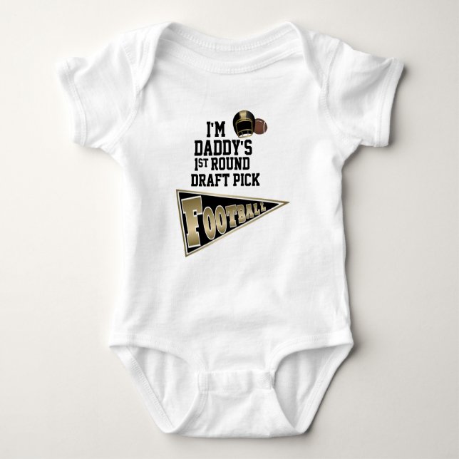 Body de Jersey para Bebê - Papai (Frente)