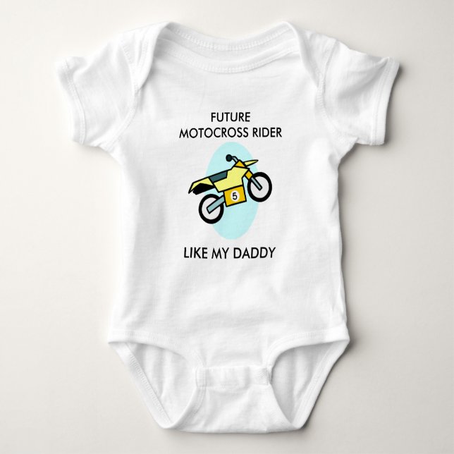 Body de Motocross para Bebê (Frente)