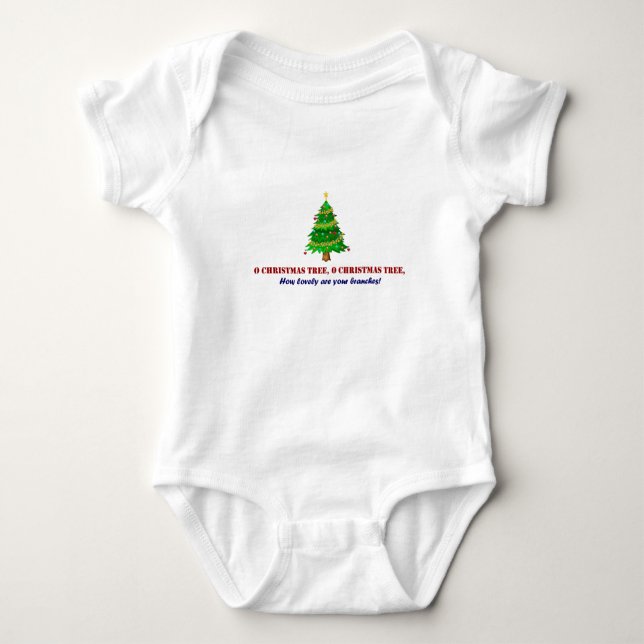 Body de Natal para Bebê (Frente)
