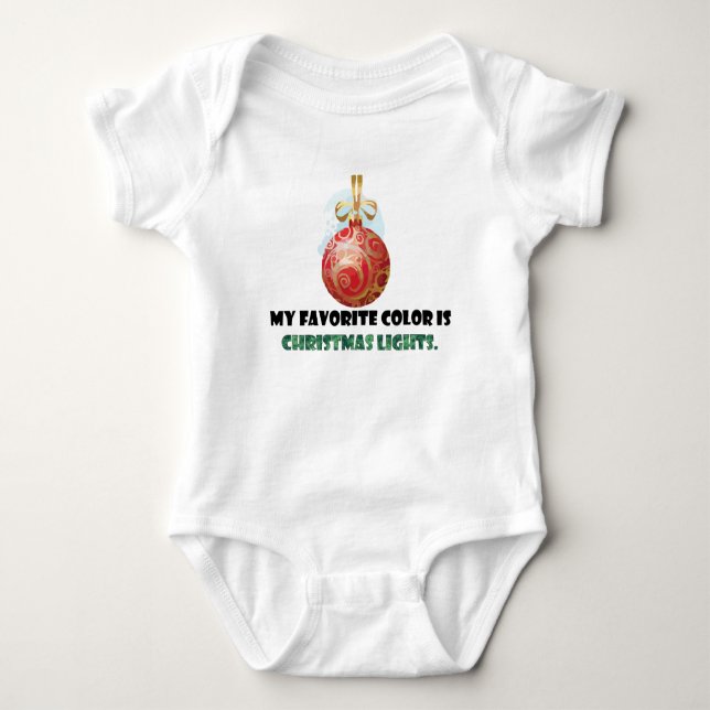 Body de Natal para Bebê (Frente)