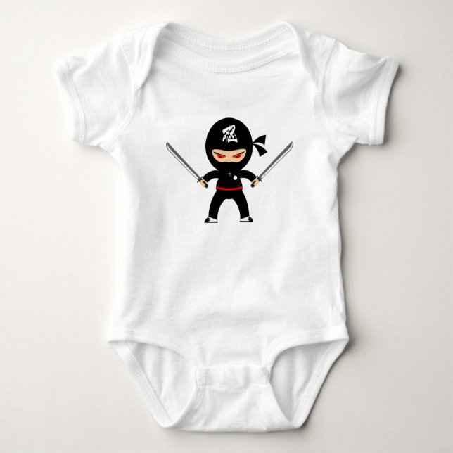 BODY PARA BEBÊ 忍者 NINJA (Frente)
