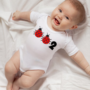 Body Para Bebê 🐞002, Cute pickleball ladybird Baby Bodysuit
