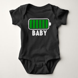 Body Para Bebê 100% Bateria Totalmente Carregada Família Preta