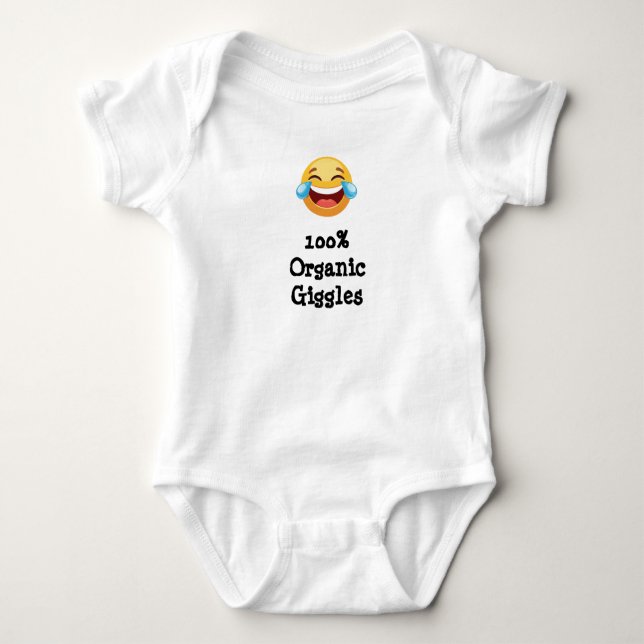 Body Para Bebê 100% Organic Giggles (Frente)