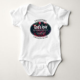 Body Para Bebê 1 Corintianos 13:8 O AMOR NUNCA FALHA Na Foto Pe