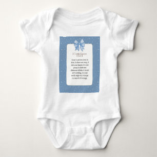 Body Para Bebê 1 coríntios 13 4 5, o amor é paciente, o amor é bo