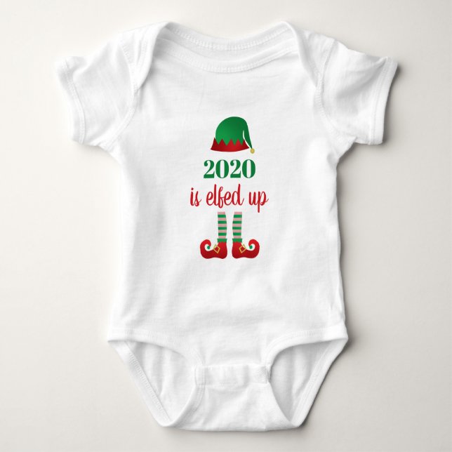 Body Para Bebê 2020 É Enterrado Engraçada Quarentena De Natal Diz (Frente)