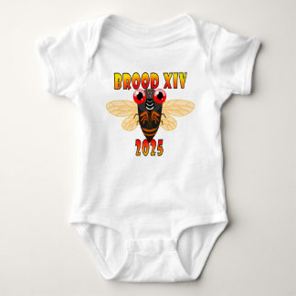 Body Para Bebê 2025 Brood XIV Roupa Única Cicadas, versão 2