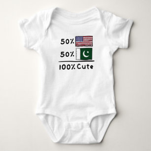 Body Para Bebê 50% americanos 50% paquistaneses 100% cubanos Paqu