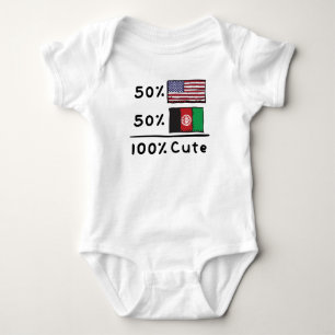 Body Para Bebê 50% dos EUA 50% afegãos 100% cubanos Afeganistão
