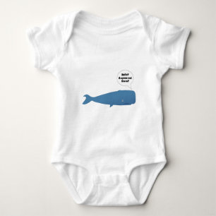 Body Para Bebê 52 Hertz - a baleia a mais só no mundo