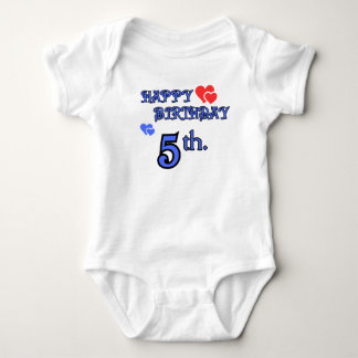 Body Para Bebê 5 Birthday Bodydress