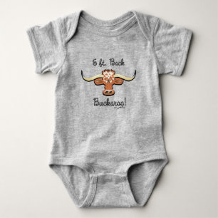 Body Para Bebê 6 Pés Back Buckaroo, Longhorn Steer