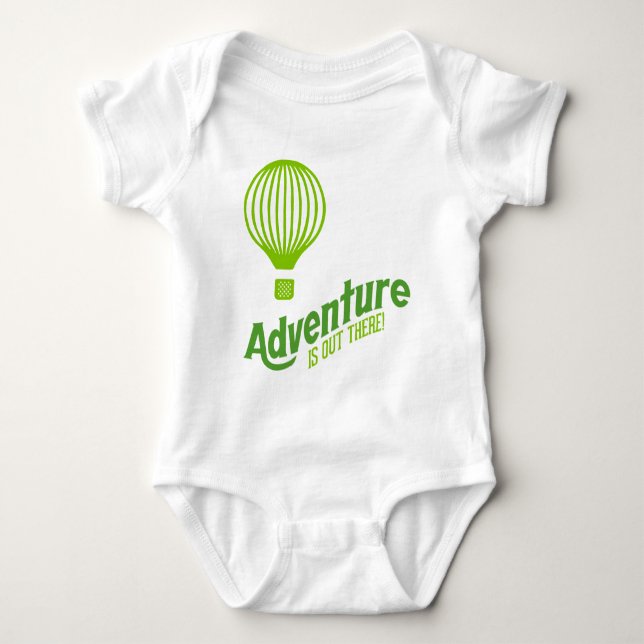 Body Para Bebê A aventura está lá fora 2 (Frente)