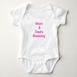 Body Para Bebê "A Bênção da Mãe e do Pai" Baby Romper