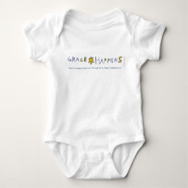 Body Para Bebê A benevolência acontece Bodysuit do bebê